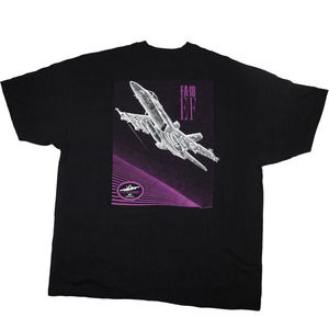 Vintage F/A-18 Hornet Graphic T Shirt